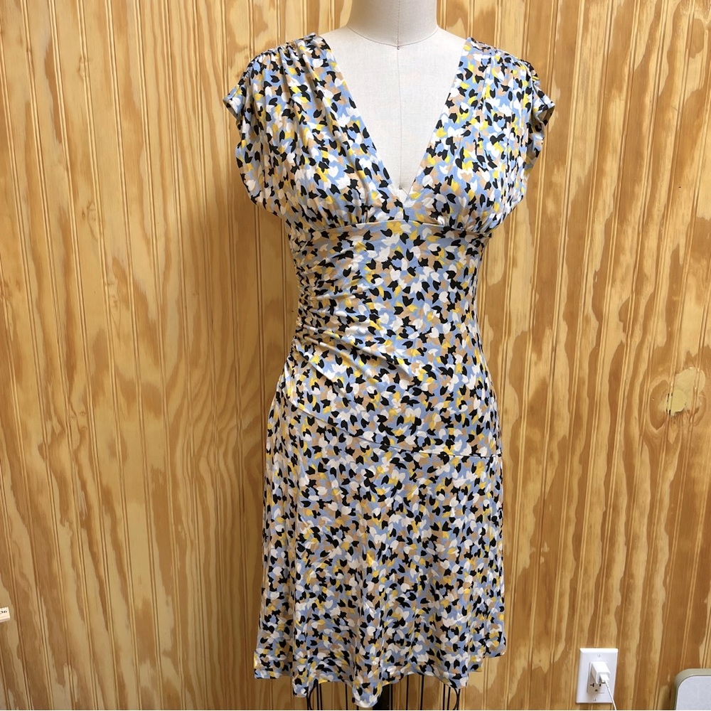 DIANE vanFURSTENBERG Mula Silk Patterned Sleeveless Midi Dress
